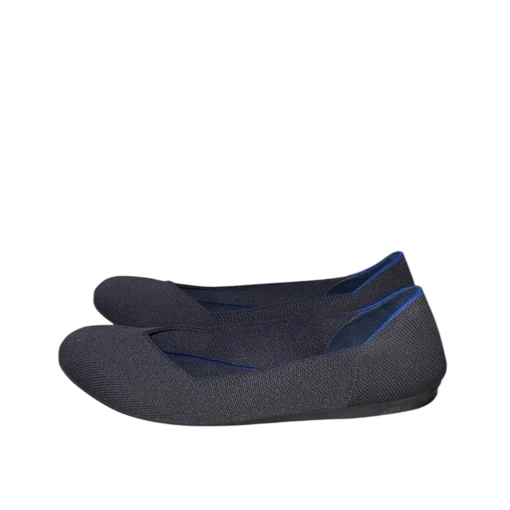 Rothy's Black Textile Rounded Toe Slip On The Flat Comfort Travel Shoes‎ 7.5 - Picture 5 of 9